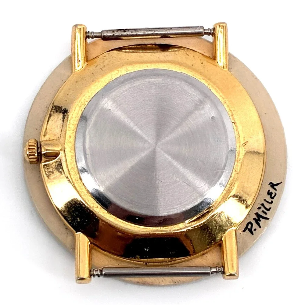 Marie Lourdes Hand Painted Enamel Rose Watch Face No Band Working Quartz (X9)